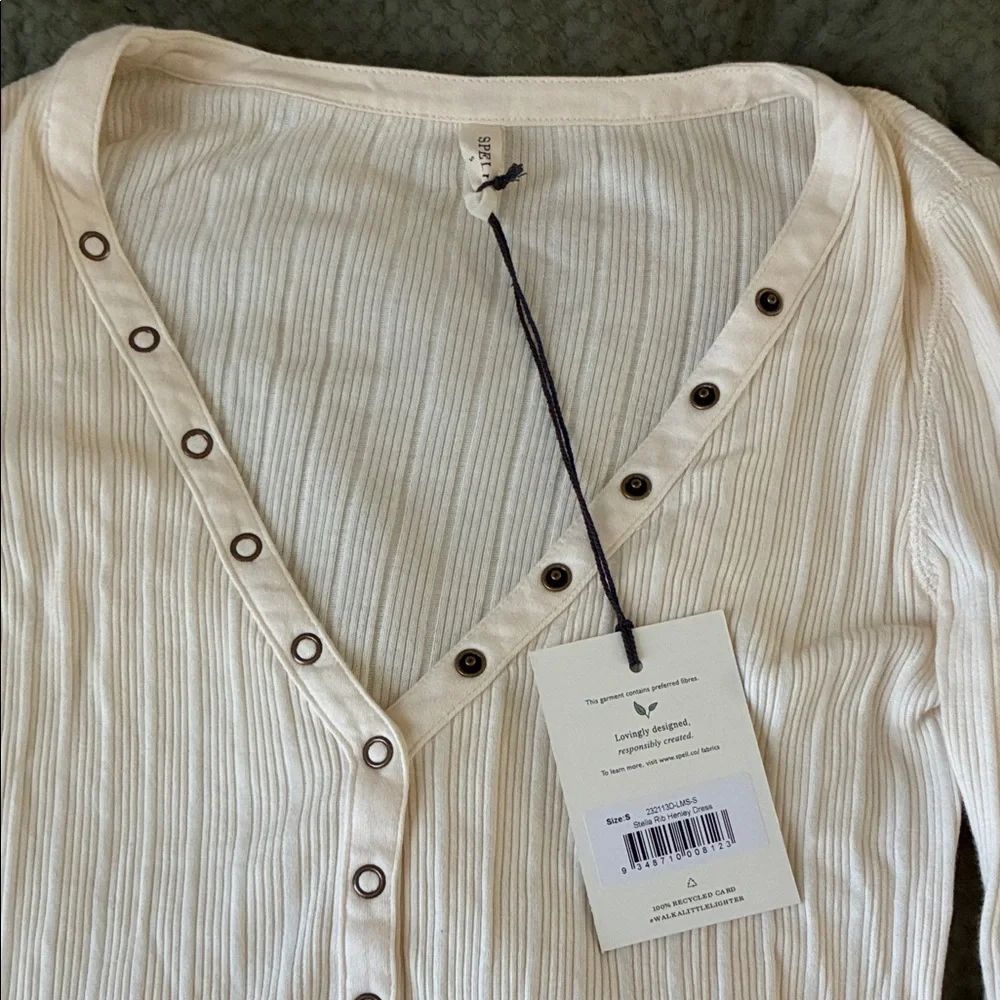 NWT Spell Stella Henley Dress - Picture 3 of 5